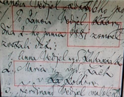 Zápisky P.O. Hviezdoslava k dedičstvu po Jánovi Omasťak-Vedelovi.