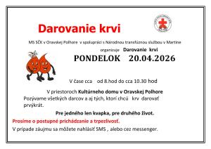 Darovanie krvi 