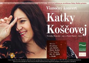 Pozvánka na koncert: Príďte sa vianočne naladiť s Katkou Koščovou 1